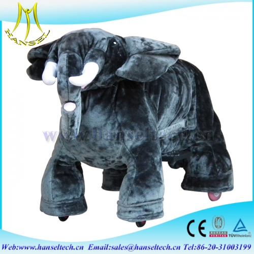 Hansel large size stuffed animal ride electric ride-on elephant