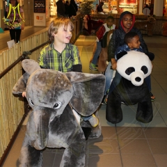 Hansel plush animal ride car for kids ride on animal toys for shopping mall