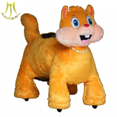 Hansel plush motorized animals toy ride on animal and animal scooters