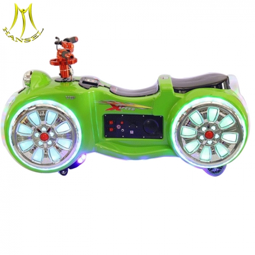 Hansel  carnival game machine entertainment park ride on battery kids motorbikes for sale
