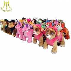 Hansel high quality facory price cheap kids rides animales peluche toys sale