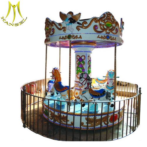 Hansel carousel horse ride/children mechanical ride on horse