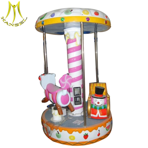 Hansel customized seats best quality carousel horse rides,merry go round for sale