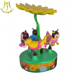 Hansel mini carousel rides for sale/small kids carousel rides/carousel horse ride