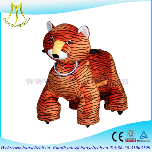 Hansel animal ride for mall plush animal electric with coin operated