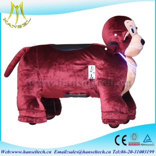 Hansel stuffed animal ride electronic toys ride with coin