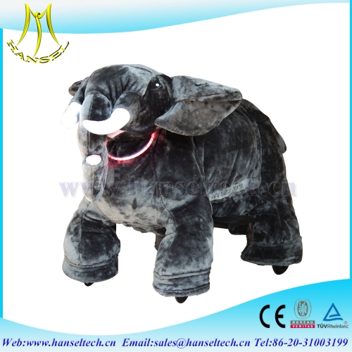 Hansel large size stuffed animal ride electric ride-on elephant