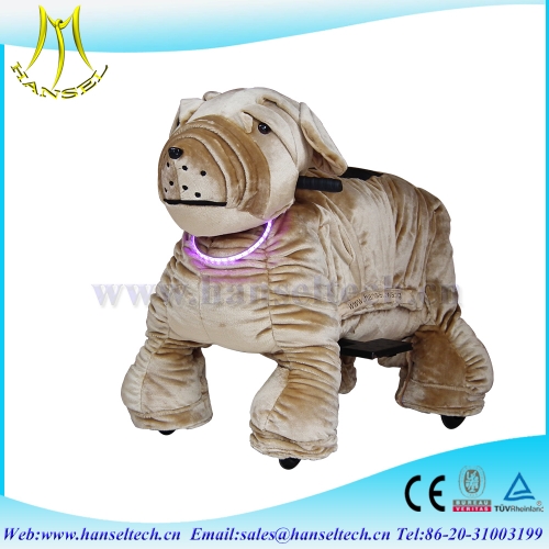 Hansel electric toy rides motorized plush riding animals