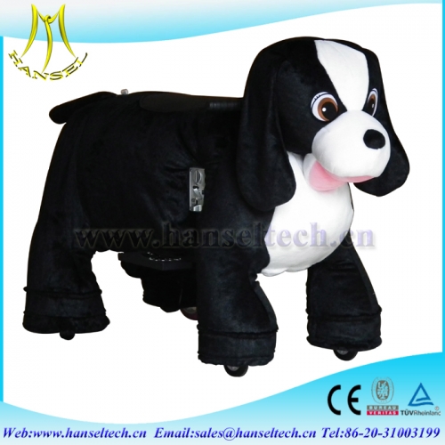 Hansel plush animal electric scooter animal battery rides for malls