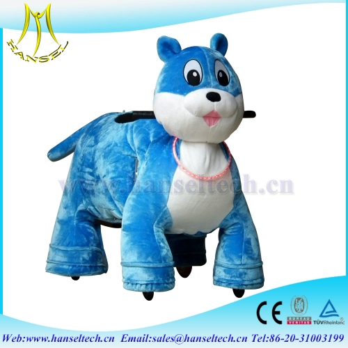Hansel children motorized plush riding animals zippy pets sale