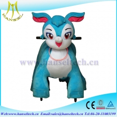 Hansel Hot in USA motorized plush riding animals for children