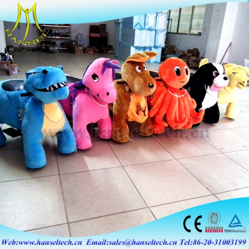 Hansel walking animals coin operated kids car for rental