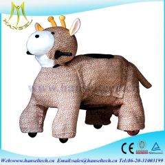 Hansel plush rocking toys Animal rides made in china electric scooter for sale