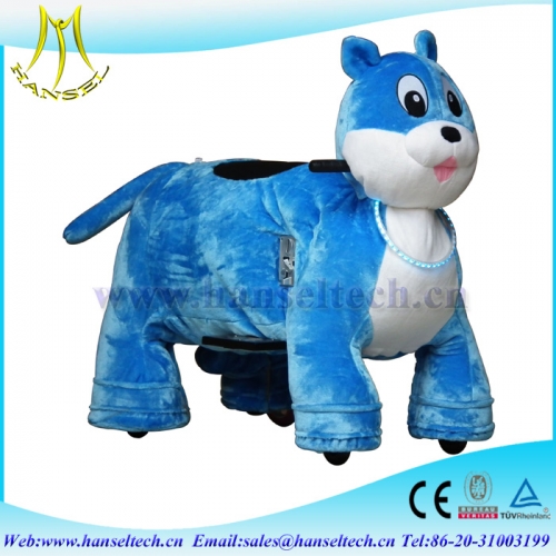 Hansel children motorized plush riding animals zippy pets sale