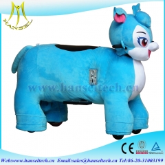 Hansel Hot in USA motorized plush riding animals for children