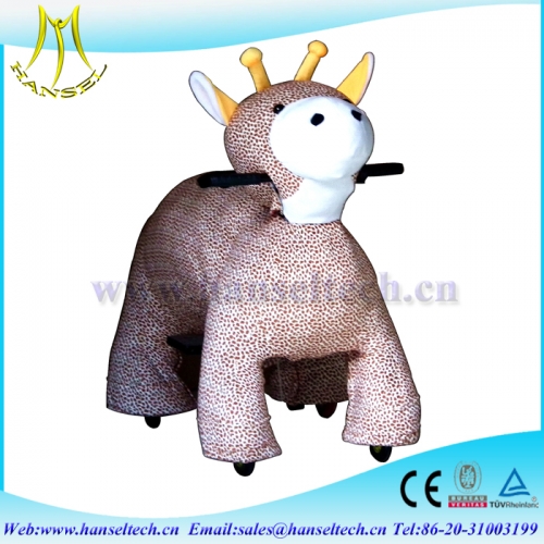 Hansel plush rocking toys Animal rides made in china electric scooter for sale