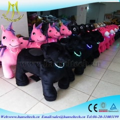 Hansel motorized plush riding animals amusement park games factory