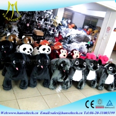Hansel battery mountable animals motorized plush animals ride toys 