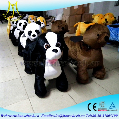 Hansel Walking plush animal,amusement ride factory