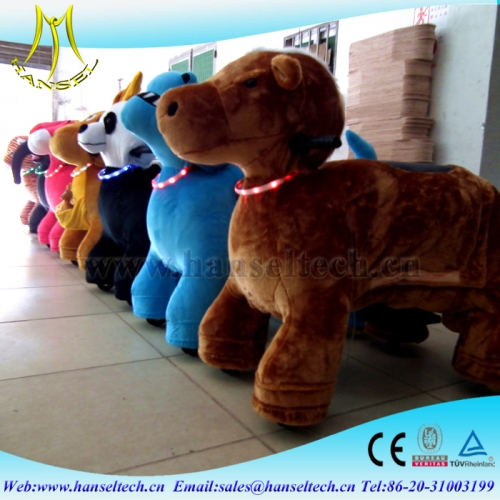 Hansel Most popular in USA electric animal scooters for shopping mall