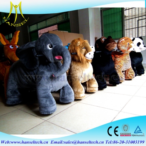 Hansel electric kids cars 24A plush motorized animal