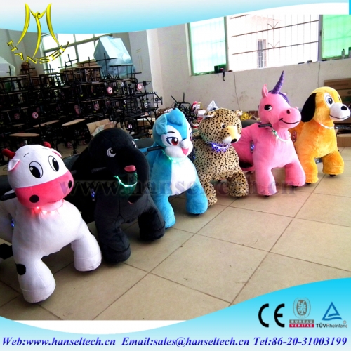 Hansel pazhou fair kids motorized animal rides on zippy riders