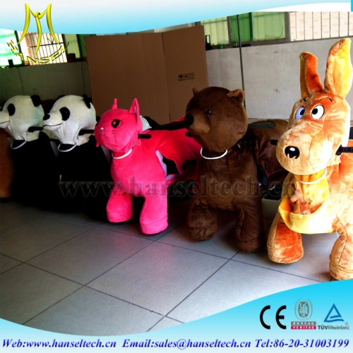 Hansel commercial amusement toy motorized animal rides for kids