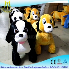 Hansel coin operated plush animals amusement park toys zippy rides