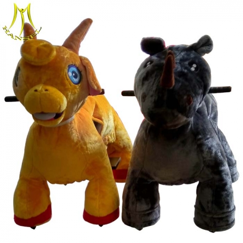 Hansel battery powered animals for shopping mall amuusement park kids ride on car adult ride on amusement toys children amusement center