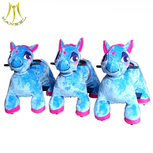 Hansel battery powered animals for shopping mall amuusement park kids ride on car adult ride on amusement toys children amusement center