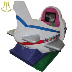Hansel children indoor rides games and amusement park portable rides with plane design kiddie ride for sale