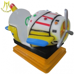 Hansel coin operated ride toys and motorized kids ride on cars with glass fiber body air plane kiddie ride for sale