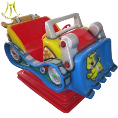 Hansel coin operated ride toys and electric kids ride on cars with glass fiber body mini car boll dozer