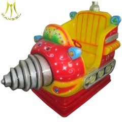 Hansel coin operated ride toys and motorized kids ride on cars with glass fiber body kiddie ride grill car design for sale