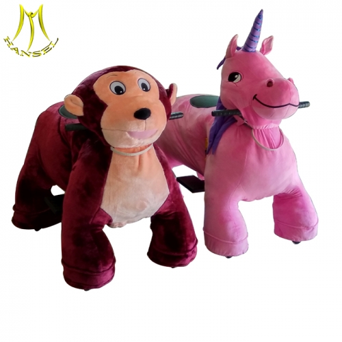 Hansel cheap electric zoo animal scooter for kids ride on unicorn toy with high qualilty