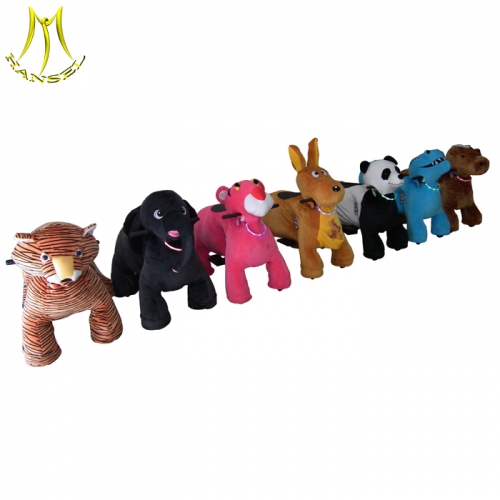 Hansel animal scooter for mall and electric animal ride for sale with amusement park plush animal scooter for sale