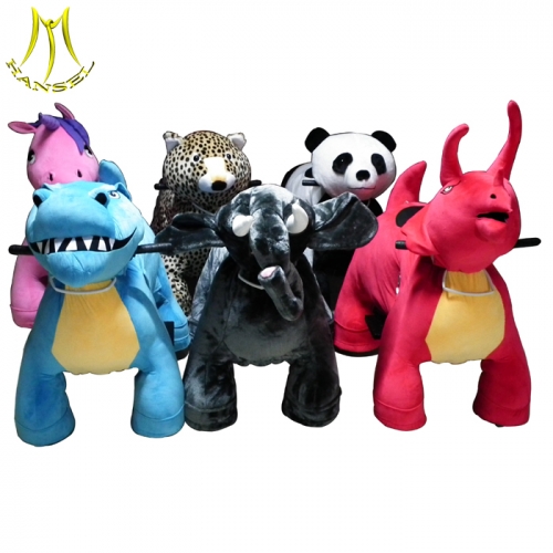 Hansel kids battery operated car sale and kid ride on motorcycle for sale with coin operated motorized animals from guangzhou supplier