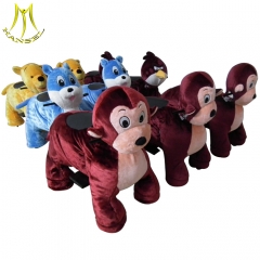 Hansel animal scooter for mall and electric animal ride for sale with amusement park plush animal scooter for sale