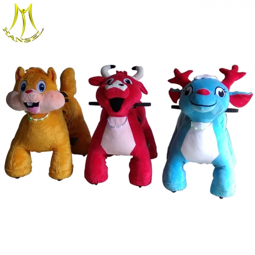 Hansel china animal ride for shoppong mall suppliers and motorized animals made in china with motorized animals price list and quotation