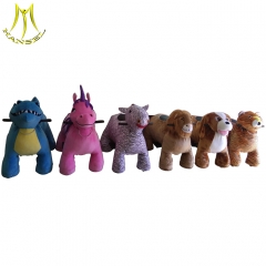 Hansel unicorn electric scooter with battery coin exchange machine happy rides on animal motorized plush riding animals