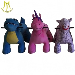 Hansel plush riding animals theme park equipment for sale animal scooters toys happy christmas music