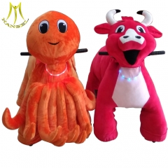 Hansel  high quality amusement park battery operated stuffed animal ride electric
