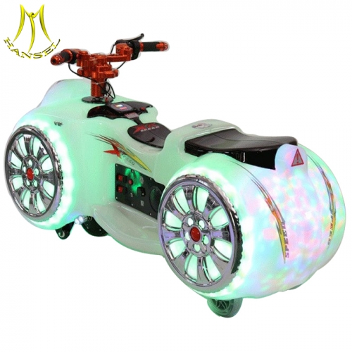 Hansel Amusement park kiddie rides motorbike children battery power ride on speed motor for sales