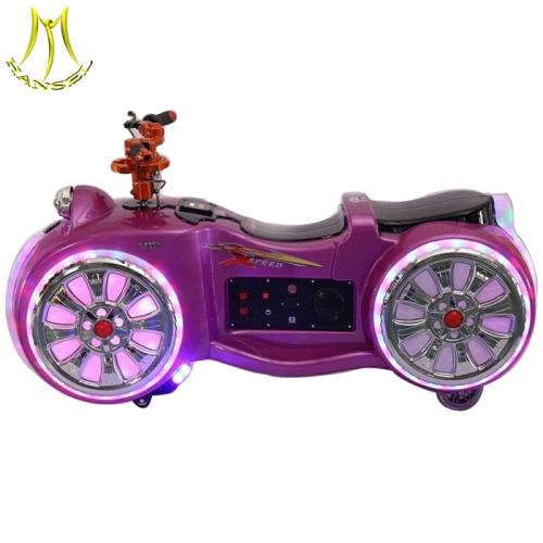 Hansel attractive remote control motorcycle electric amusement park ride for kids