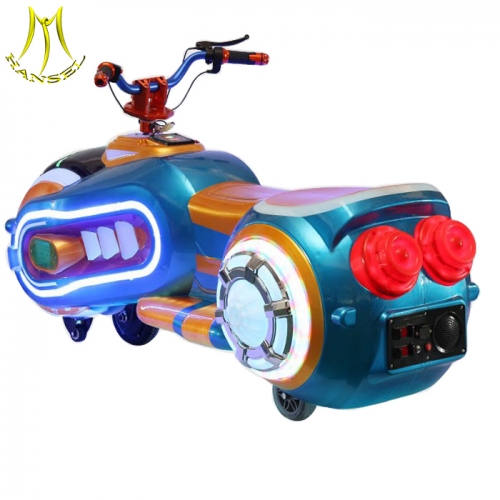 Hansel attractive amusement park children game battery operated driving motorcycle rides