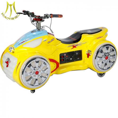 Hansel indoor and outdoor fun family amusement rides electric motorcycle for kids