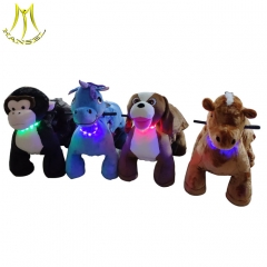 Hansel amusement park battery power walking children mororized animals panda ride