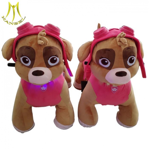 Hansel battery operated ride on animal electric scooter paw patrol for mall