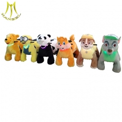 Hansel high quality facory price cheap kids rides animales peluche toys sale