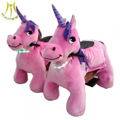 Hansel happy walking animal ride toy car electric hot uicorn in shopping mall